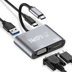 هاب 4 پورت USB-C نت پیل مدل 8021