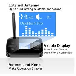 گیرنده فرستنده بلوتوثی صدا مدل NETPIL C41-DUAL