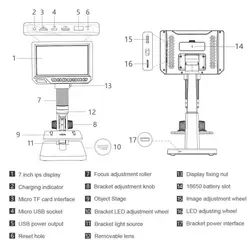 میکروسکوپ دیجیتال مدل INSKAM 315