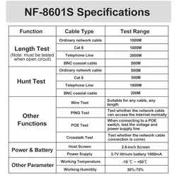 تستر کابل شبکه مدل NETPIL NF 8601S