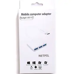 هاب 3 پورت USB-C نت پیل مدل 8010