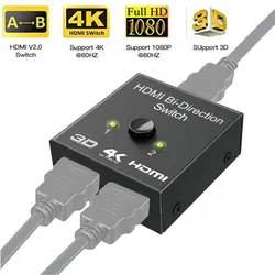 سویچ 1 به 2 دستی  HDMI مدل BAMA-12