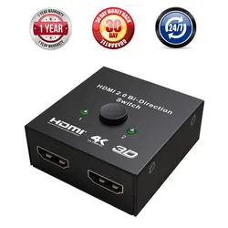 سویچ 1 به 2 دستی  HDMI مدل BAMA-12