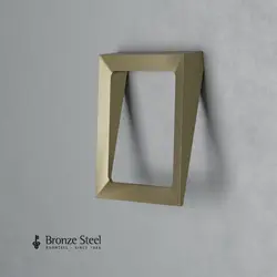 دستگیره دو پیچ کد C 45  محصولی از برند برنزاستیل | بارتو