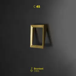 دستگیره دو پیچ کد C 45  محصولی از برند برنزاستیل | بارتو