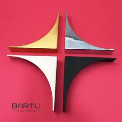 دستگیره کنج h190 از برند هیرو مدلی مناسب برای  کمد | بارتو