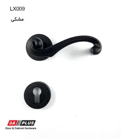 دستگیره رزتی lx009 سه آ برای درب های اتاقی و سرویس | بارتو