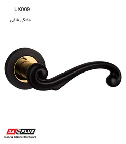 دستگیره رزتی lx009 سه آ برای درب های اتاقی و سرویس | بارتو