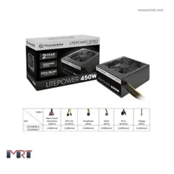 پاور ترمالتیک Litepower 450W Power Supply با خروجی عظیم و اختصاصی + 12 ولت