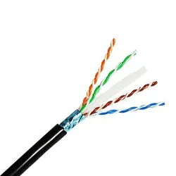 کابل شبکه اوتدور outdoor لگراند Cat6 SFTP تست فلوک روکش PVC حلقه 305 متری