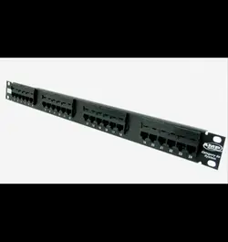 پچ پنل 24 پورت AMP امپ Cat6 UTP کیستونی