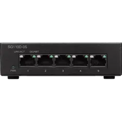 سوئیچ شبکه 5 پورت گیگ سیسکو SG110D-05