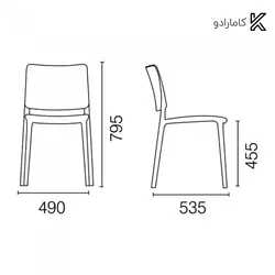 صندلی بدون دسته جوی نظری