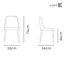 صندلی بدون دسته نایس نظری