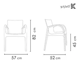 صندلی دژاوو بدون تشک نظری