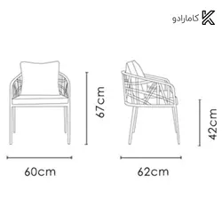 صندلی تک نفره گرین نظری