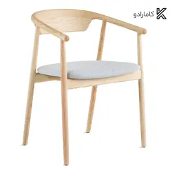 صندلی دسته دار با تشک پراگ