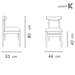 صندلی بدون دسته تريا