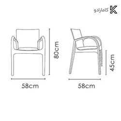صندلی با تشک دژاوو