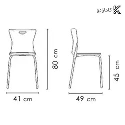 صندلی با تشک وگا