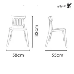 صندلی کوئین با تشک نظری