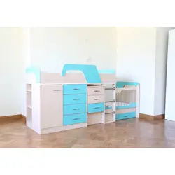 تخت دو طبقه نوزاد به نوجوان توئینی