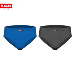 پک دو عددی شورت اسلیپ مردانه آبی و طوسی
