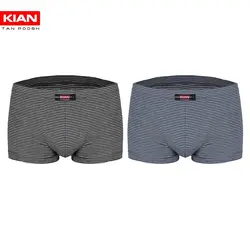 پک دو عددی شورت نیم پا طرح رینگ باریک مشکی و سورمه ای آنتی باکتریال