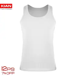 پکیج اقتصادی 12 عددی زیرپوش رکابی پنبه سفید