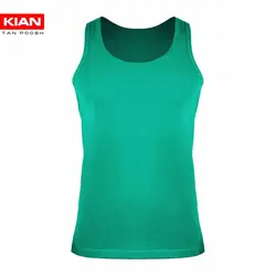 زیرپوش رکابی کلاسیک پنبه سبز روشن
