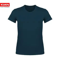 زیرپوش نیم آستین کلاسیک پنبه سورمه‌ای