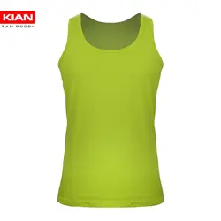 زیرپوش رکابی کلاسیک نوجوان پنبه سبز روشن