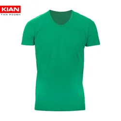 زیرپوش نیم آستین کلاسیک نوجوان پنبه سبز بنتون