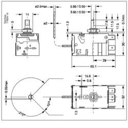 ترموستات یخچالی دانفوس مدل 0021