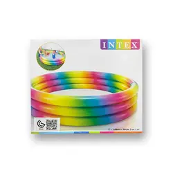 استخر بادی طرح رنگین کمان intex کد 03