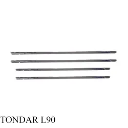 زه استیل آبگیر شیشه L90 (بسته 4 عددی)