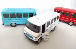 ماکت فلزی مینی بوس در رنگبندی متنوع
