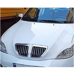 جلوپنجره تیبا طرح بی ام و BMW (جلو پنجره استیل سفید) Tiba