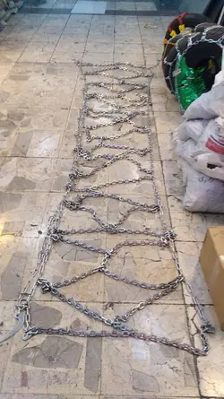 زنجیر چرخ گریدر، لودر، جرثقیل، بیل مکانیکی (سایزبندی)