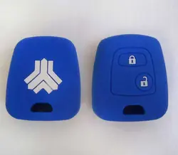 قاب ژله ای ریموت 2 دکمه پراید و تیبا (3 رنگ)