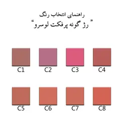 رژگونه پرفکت لوسرو شماره C6