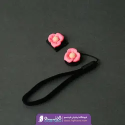 ست بند درپوش لنز و درپوش کفشک فلاش دوربین طرح شکوفه بِه