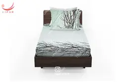 ملحفه نیم ست یک نفره کشدار و روبالشی عرض تشک 90 (کد025)