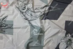 ملحفه نیم ست یک نفره کشدار و روبالشی عرض تشک 90 (کد029)