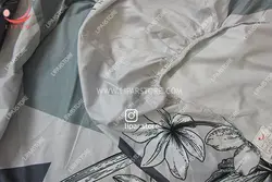 ملحفه نیم ست یک نفره کشدار و روبالشی عرض تشک 90 (کد029)