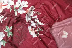 ملحفه نیم ست یک نفره کشدار و روبالشی عرض تشک 90 (کد039)