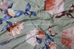 ملحفه نیم ست یک نفره کشدار و روبالشی عرض تشک 90 (کد036)