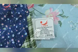 ملحفه نیم ست یک نفره کشدار و روبالشی عرض تشک 90 (کد011)