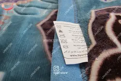 پتو دو نفره دولایه ابریشمی گل برجسته 2.8 کیلو لیپار (کد005)