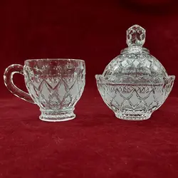 فنجان و قندان انجلیکا چین(1قندان 6 فنجان)